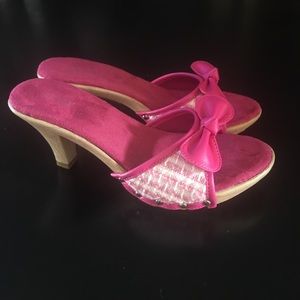 Fioni Pink sandals size 5